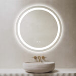 Oglinda Led Rotunda, 70cm, Functie Dezaburire, EsnJ05 - imagine 9