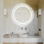 Oglinda Led Rotunda, 70cm, Functie Dezaburire, EsnJ05 - imagine 7