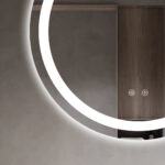 Oglinda Led Rotunda, 70cm, Functie Dezaburire, EsnJ05 - imagine 4