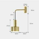 Aplica Led, Elit's Esn W009, 3 Tipuri De Lumina, 5W, Auriu