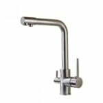 Baterie Bucatarie cu 3 Cai, Inox, Apa Filtrata, Esn1754