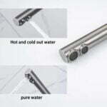 Baterie Bucatarie cu 3 Cai, Inox, Apa Filtrata, Esn1754 - imagine 3
