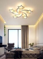 Lustra Led Cu Telecomanda, Esn6552 5-WH, 150w