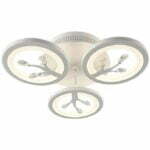Lustra LED Cu Telecomanda, Intensitate Reglabila, 72W, Alb, Elit's EsnK27-3
