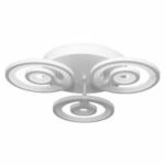 Lustra LED Cu Telecomanda, Lumina Rece Calda, Intensitate Reglabila Elit's Esnk17-3r 96w - imagine 3