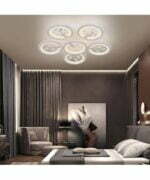 Lustra LED Cu Telecomanda, 144W, Elit's, Esn K27-5+1