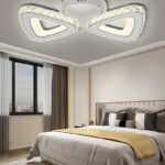 Lustra LED Cu Telecomanda, Elit's Triany Cristal, 72 W