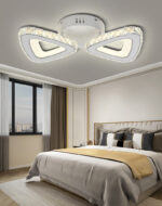 Lustra LED Cu Telecomanda, Elit's Triany Cristal, 72 W