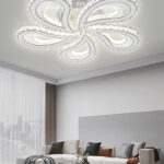 Lustra LED Cu Telecomanda, Elit's Petalo Cristal, 120 W