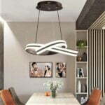 Lustra LED Cu Telecomanda, Elit's Esn G 33755 CF, 192w - imagine 2