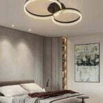 Lustra LED Cu Telecomanda, Elit's Esn F2330-2, Maro, 84w, 65 cm