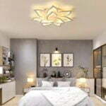 Lustra LED Cu Telecomanda, Elit's  -7+3, 180W, Alb