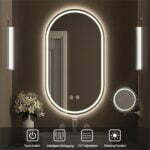 Oglinda Led Si Touch Cu Functie Dezaburire, Elit's, ESN20-1, 80 X 50 Cm, Lumina Calda