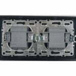 Priza dubla Elit'S cu doua porturi usb 2.1 A ,Rama sticla,16A/250v/IP20 ,Protectie copii,8911Fkb - imagine 2