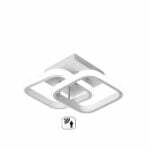 Lustra LED Plafoniera cu senzor, Elit's Esn6128F-WH, 26w, 24cm