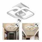 Lustra LED Plafoniera cu senzor, Elit's Esn6128F-WH, 26w, 24cm - imagine 3