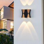 Aplica Exterior Elit's, Esn8781-4: IP65, Lumina Calda, 4W, Negru/Auriu - Iluminat exterior de înaltă calitate