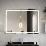 Oglinda LED EsnJ03, dimensiuni 80x65 cm - imagine 2