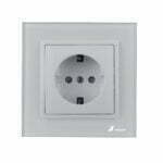 Priza Rama Sticla Elit'S, SF8010fkw ,Protectie Copii ,16A.Ip20,alba