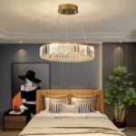 Lustra LED Cu Telecomanda, Elit's Esn7102-400GD, CRISTAL