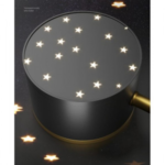 Lustra LED Cu Telecomanda, Elit's, Lenora 11 Negru-Gold, 144w - imagine 2