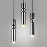 Lustra led pendul, Lalo 3, Negru