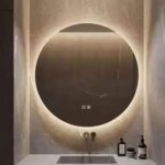 Oglindă Baie LED și Dezaburire Premium cu Senzor Touch, Lumina Rece, Caldă și Neutră, 60 cm, lumina ambientala spate