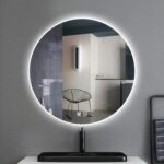 Oglindă Baie LED și Dezaburire Premium cu Senzor Touch, Lumina Rece, Caldă și Neutră, 60 cm, lumina ambientala spate - imagine 4