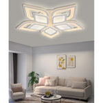 Lustra LED Cu Telecomanda, Elit's, Aish 5, 252 W, Alb