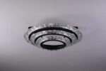 Lustra LED Cu Telecomanda, M401-BK, 112W, Negru - imagine 3
