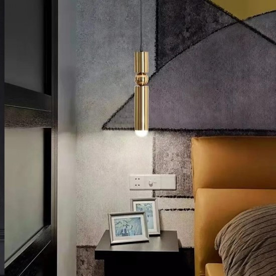 lustra-led-pendul-lalo1-gold2823.jpg Lustra led pendul, Lalo1, Gold - imagine 1