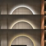 Oglindă Baie LED și Dezaburire Premium cu Senzor Touch, Lumina Rece, Caldă și Neutră, 60 cm, lumina ambientala spate - imagine 6