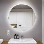 Oglindă Baie LED și Dezaburire Premium cu Senzor Touch, Lumina Rece, Caldă și Neutră, 60 cm, lumina ambientala spate - imagine 7