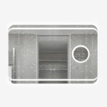 Oglindă Baie LED și Dezaburire Elit’s Premium cu Senzor Touch, Lumina Rece, Caldă și Neutră, 90x60cm, Lupa Cosmetica esn141 - imagine 3
