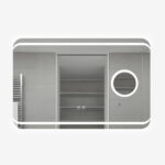 Oglindă Baie LED și Dezaburire Elit’s Premium cu Senzor Touch, Lumina Rece, Caldă și Neutră, 90x60cm, Lupa Cosmetica esn141 - imagine 5