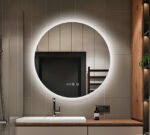 Oglindă Baie LED și Dezaburire Elit's Premium cu Senzor Touch, Lumina Rece, Caldă și Neutră, 70 cm, lumina ambientala spate - imagine 2