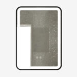 Oglindă Baie LED și Dezaburire Elit's Premium cu Senzor Touch, Lumina Rece, Caldă și Neutră, 50x70cm, cu rama Negru Antichizat, - imagine 5
