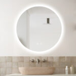 Oglindă Baie LED și Dezaburire cu Senzor Touch, Lumina Rece, Caldă și Neutră, 50 cm - imagine 2