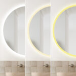 Oglindă Baie LED și Dezaburire cu Senzor Touch, Lumina Rece, Caldă și Neutră, 50 cm - imagine 5