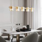 Lustra Ella 120cm, Gold