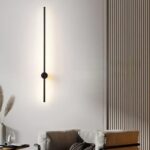 Aplica LED 80cm, Negru, 26W