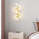 Aplica Elissa, trei tipuri de lumina, 40cm, Gold