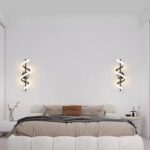 Aplica Elissa, trei tipuri de lumina, 40cm, Black