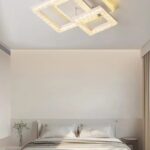 Lustra LED Cristal cu telecomanda, 2 patrate