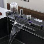 Chiuveta Bucatarie Profesionala Multifunctionala LED, Inox - imagine 3
