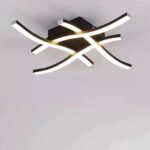 Aplica Led Cu Trei Tipuri De Lumina,Negru 28 w