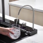 Chiuveta Bucatarie Multifunctionala cu LED, Inox, Gri Inchis – Negru, EVD 75×45 cm - imagine 11