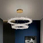 Lustra Cristal Cu Telecomanda, 40cm+60cm