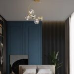Lustra Cu Cinci Globuri Decorative