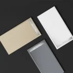 Cadita Baie Ultraslim, 120x90cm, cu Sifon, Culoare Gri LS - imagine 2